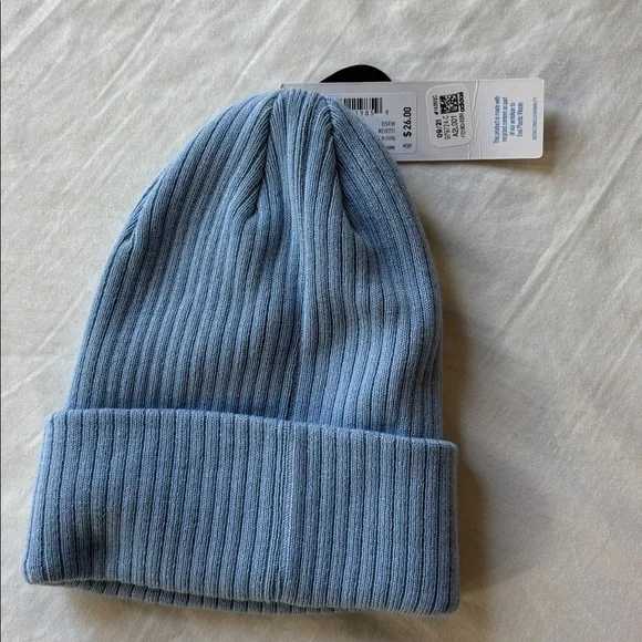 NWT Adidas Light Blue Ribbed Beanie - Picture 3 of 3